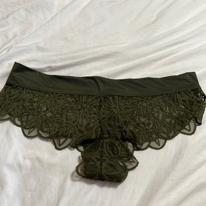 BRAND NEW lacy green Victorias Secret Undies